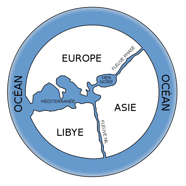 600px-Anaximander world map-fr.svg