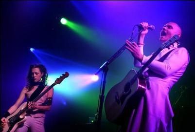 Smashing Pumpkins Billy Corgan et Melissa Auf der Maur