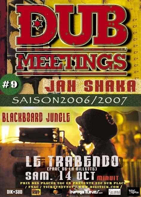 Jah Shaka & BBJungle en Dub Meeting #9 le 14 octobre à Paris - Reggae blog