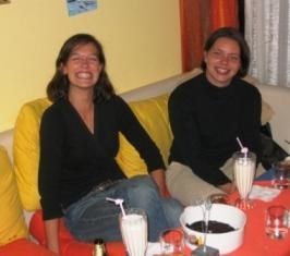 Marieke et moi... toutes sourire !