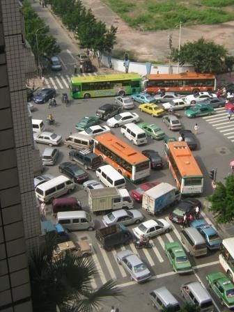 Bouchons matinaux sur longkoudong Bouchons matinaux sur longkoudong