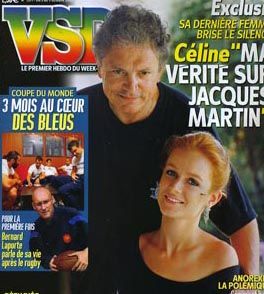 Céline, dernière épouse de Jacques Martin : interview pour VSD. -  LeBlogTVNews