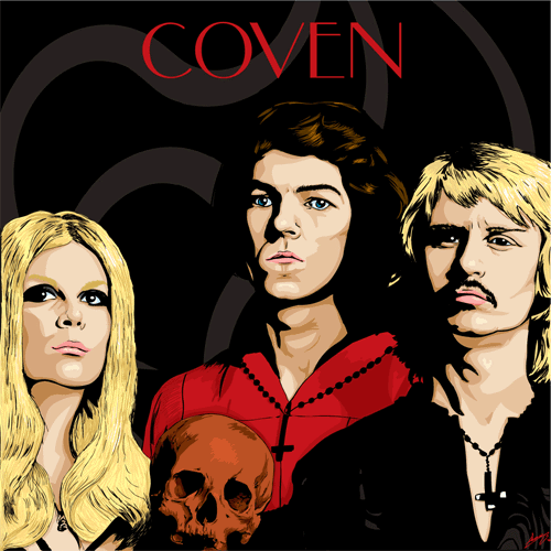 COVEN - Witchcraft Destroys Minds and Reaps Souls COVEN - 1969 Rock Band