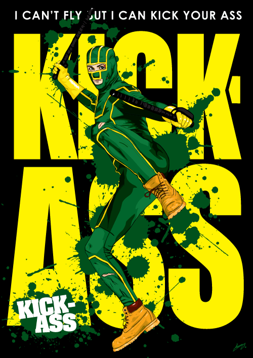 kick-ass the movie tribute / fan art by thomas b.