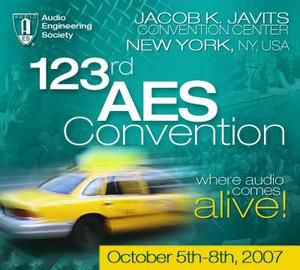 Affiche 123e Convention AES à New-York