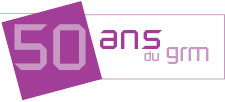 Logo 50 ans du GRM Logo 50 ans du GRM