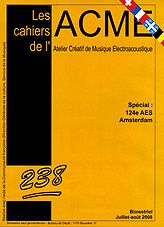 Couverture Cahiers de l'ACME n° 238
