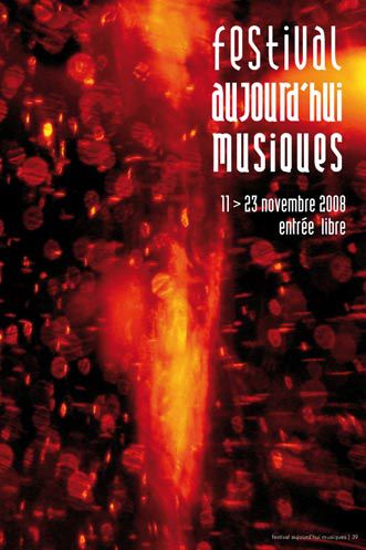 Affiche Aujourd'hui Musiques 2008