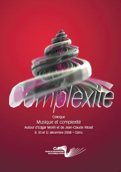 Affiche coloque Musique et complexité