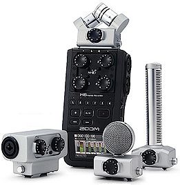 L'enregistreur de poche Zoom H-6 et ses accessoires