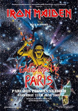Eddie rips up Paris - IRON MAIDEN SUMMER TOUR 2005 - SWANS ...