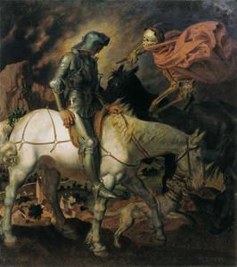 Don Quixote Knight and Death Theodor Baierl