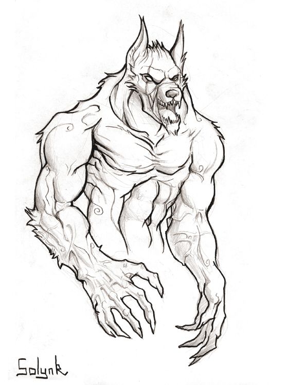 loup-garou, werewolf, creature, beast, wolf, monster, solink, solynk, scar, lupin balafré, lupus