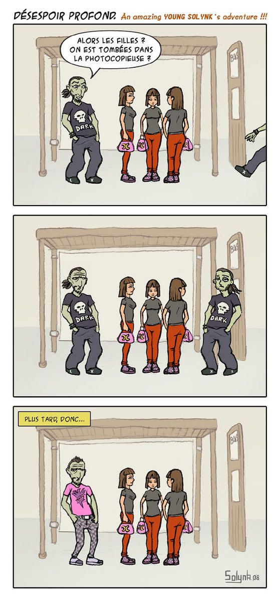 BD sur la mode, goth, tektonic, techtonic, vêtements, KIABI, james blunt humour, rigolo,BD sur la mode, goth, tektonic, techtonic, vêtements, KIABI, james blunt