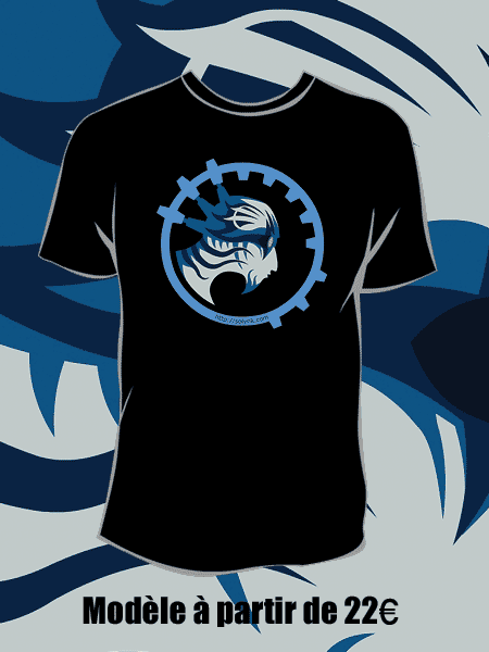 tee shirt design, art graphique, logo solynk, head by solink, techno, hard style, tek, hardcore, blue tribal