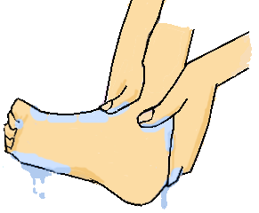 se laver les pieds se laver les pieds