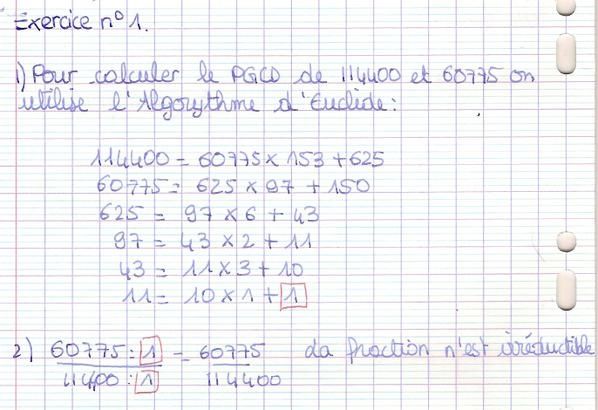 Brevet Blanc - mathématiques - 2008 - algorithme d'Euclide ... un type d'erreur