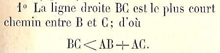 inégalité triangulaire démonstration