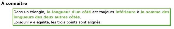 Inégalité triangulaire