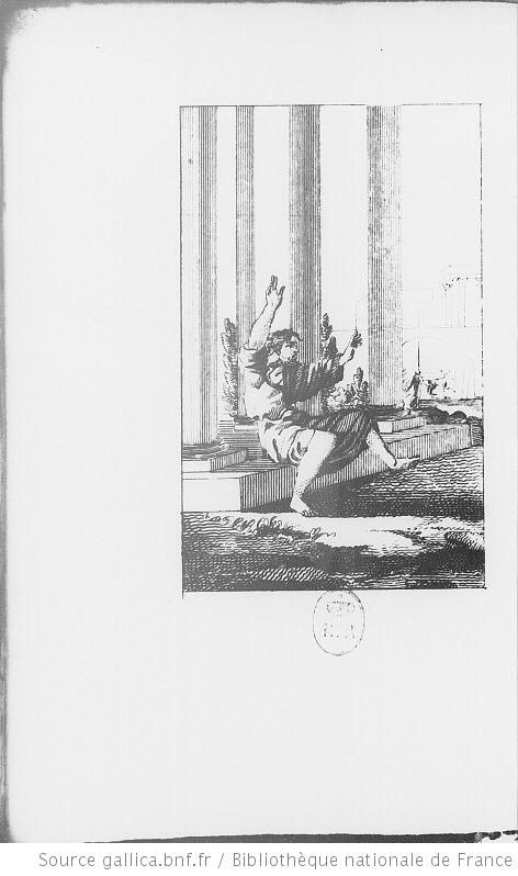 Illustration-dessin fable de Phèdre : L'homme et la couleuvre.