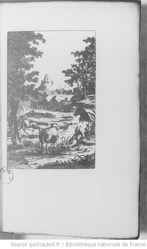 Illustration-dessin fable de Phèdre : Le loup et l'agneau. Il est facile d'opprimer l'innocent