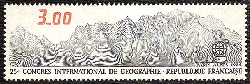 Timbre France Nature : 1984 montagne alpes