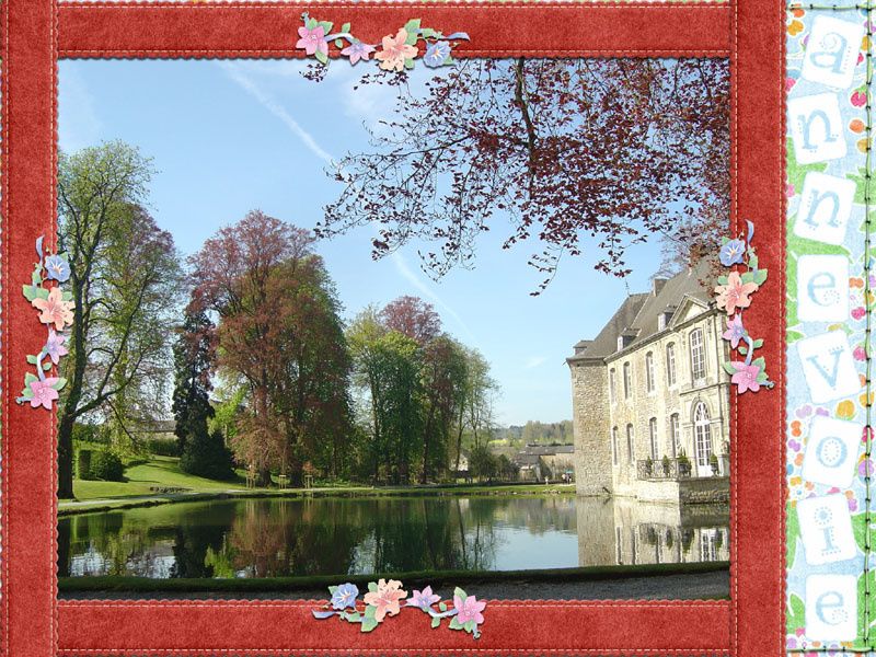 les Jardins d'Annevoie en Scrapbooking photo:annevoie