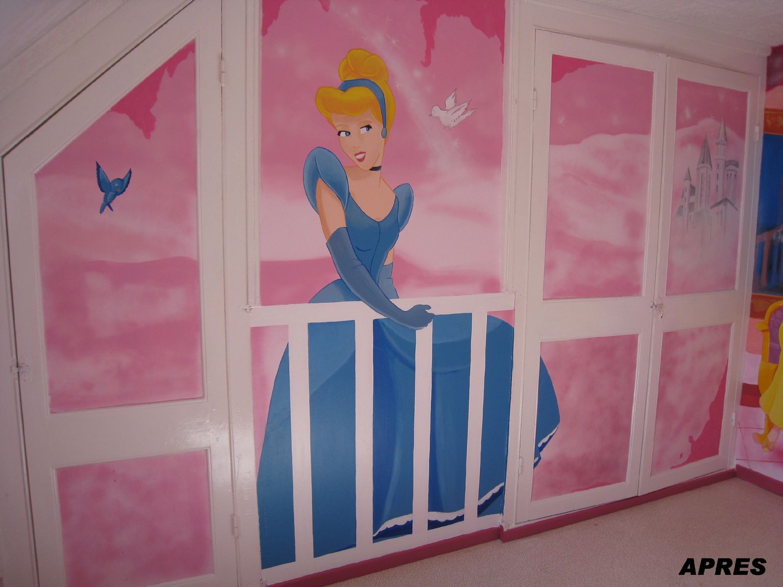 Déco de chambre "princesses disney" jank artiste peintre ...