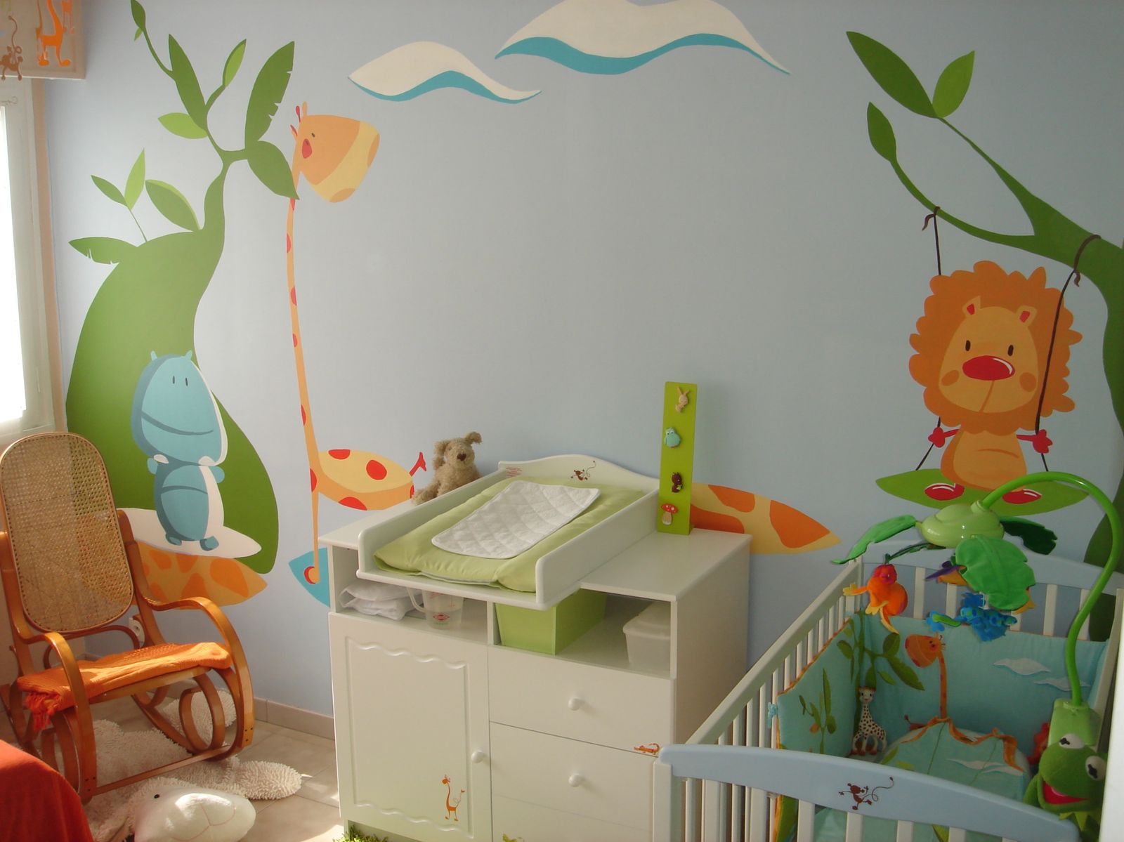 Zag bijoux: decoration murale chambre bebe