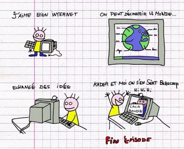 La vie du lutin Internet