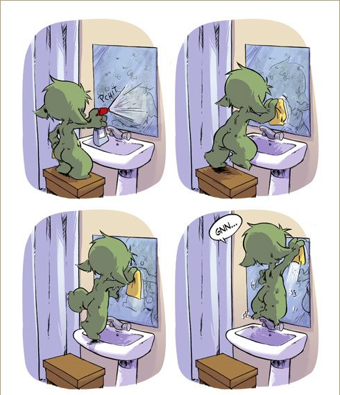 la folle aventure du lavage de mirroir