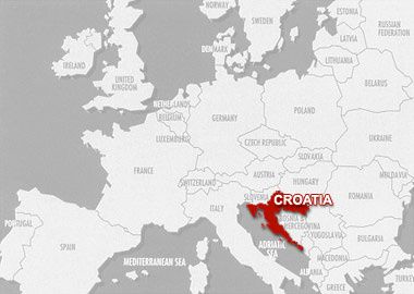 croatie carte europe