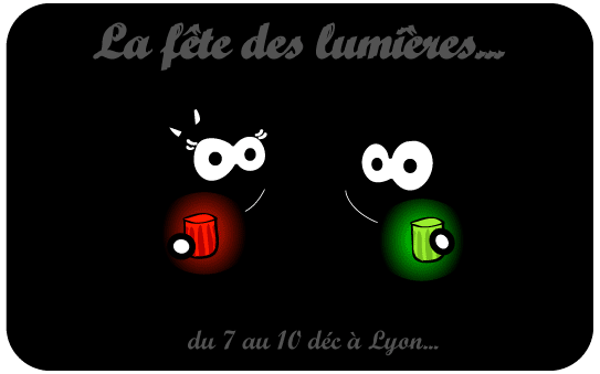 yes yes yes.....la fête des lumières....