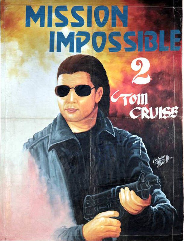 MISSION IMPOSSIBLE II (AFFICHE GHANEENNE)