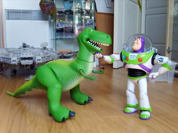 rex toy story parlant