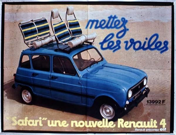 Publicité pour la R4 Publicité pour la R4