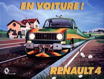 Publicité pour la R4 Publicité pour la R4
