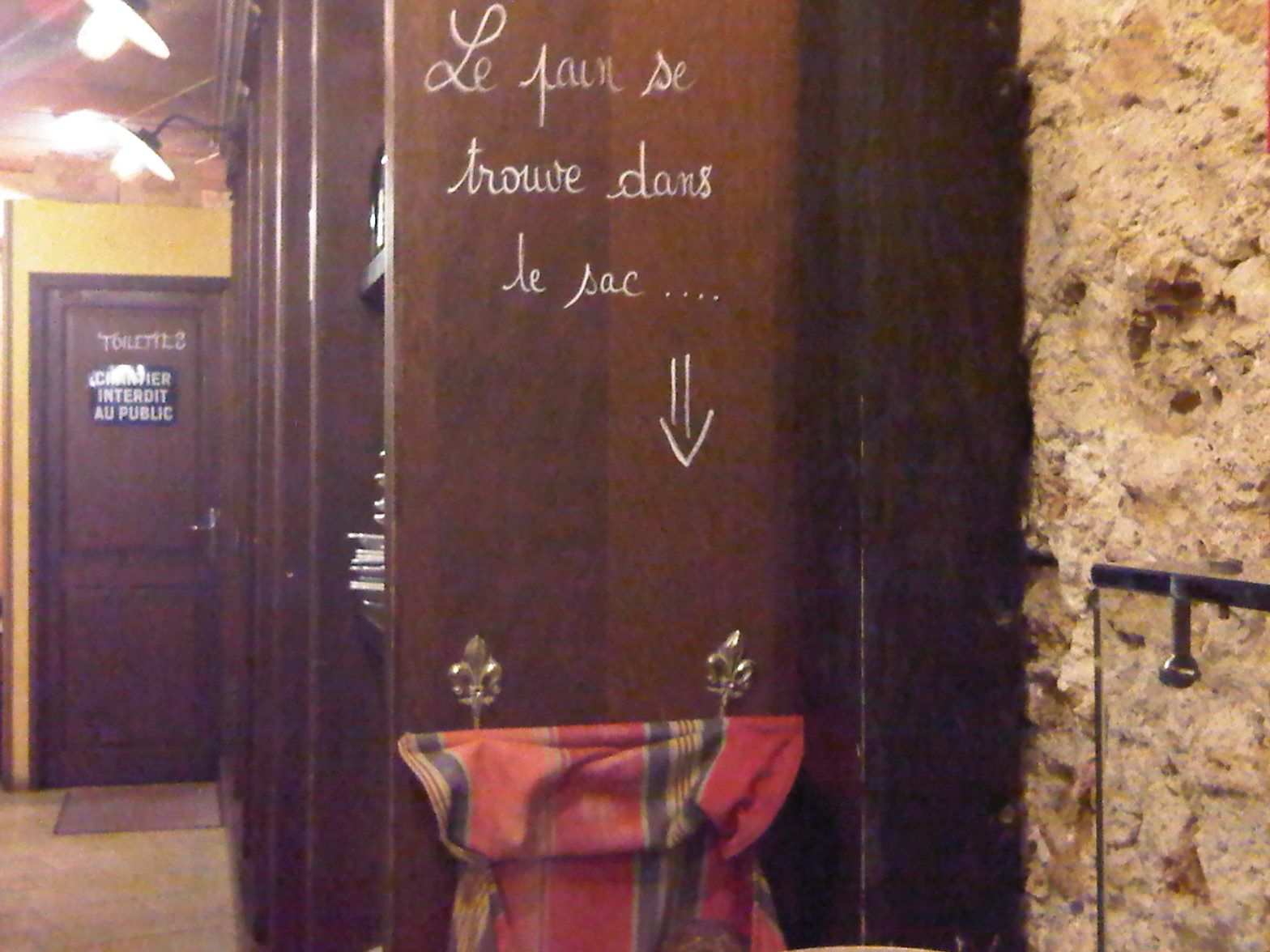 Le sac à pain, L'Os à moelle, Paris