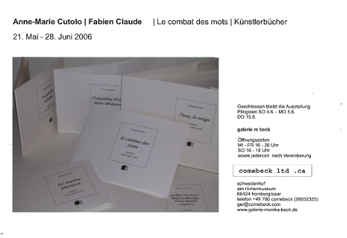 Anne-Marie Cutolo et Fabien Claude Anne-Marie Cutolo et Fabien Claude