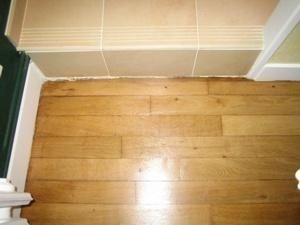 La chambre après ponçage