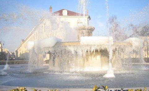 La fontaine de la Place Royale