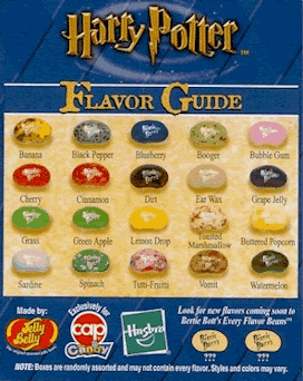 Les horribles bonbons Harry Potter
