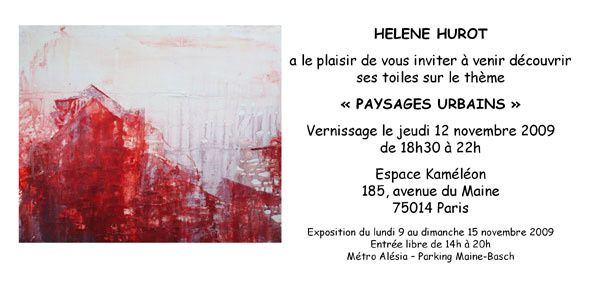 invitation exposition paysages urbains