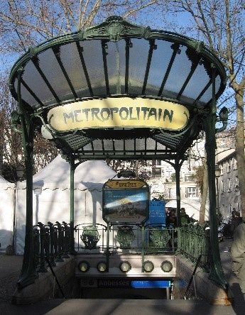 Edicule Guimard (métro Abbesse)