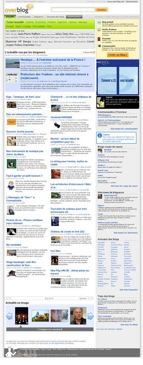Nouveau portail d'over-blog Nouveau portail d'over-blog