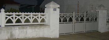 clôture béton portail assorti - Noirmoutiers