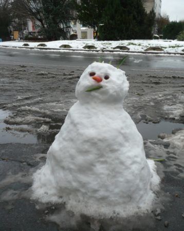 Bonhomme de neige au Raincy