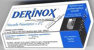 DERINOX solution pour pulvérisation nasale, de nouveau remboursable - FMC  DINAN