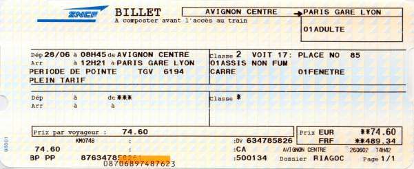 NEWS : Alerte aux vrais-faux billets à la SNCF - PASSION-TRAINS