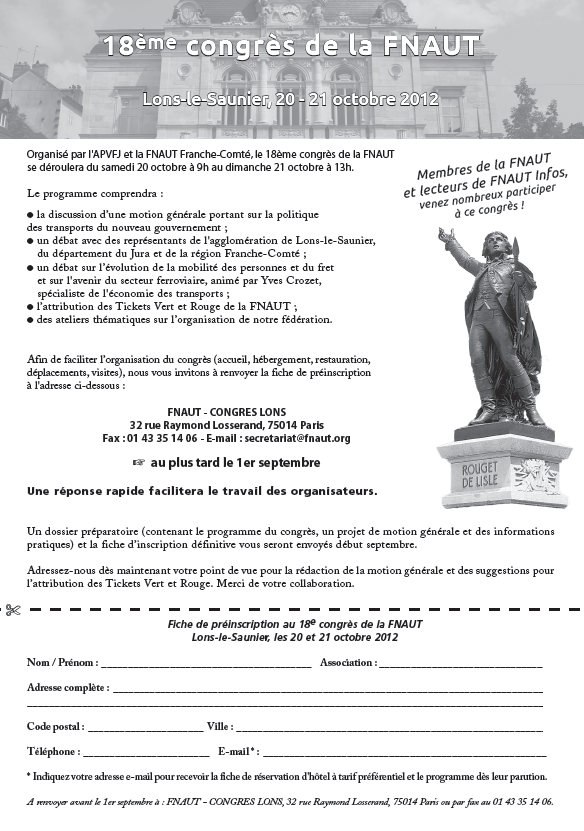 congrés fnaut lons le saunier 2012